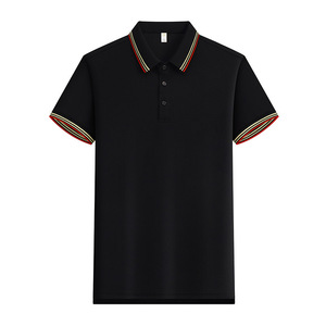 Camiseta Polo Azul Claro de Manga Corta Unisex para Trabajo, Color Sólido, Fibra de Poliéster, Uniforme Personalizado - Product Image 3