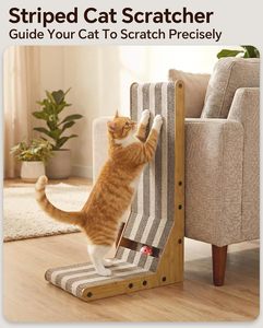 Rascador para Gatos <span class=keywords><strong>3</strong></span> en 1 con Pista de Bolas Interactiva y Almohadilla Reversible para Rascar, Descansar y Jugar, Duradero - Product Image 2