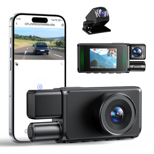 Caméra de tableau de bord 2K pour voiture avec vision nocturne, enregistreur de conduite, capteur G et moniteur de stationnement 24h/24 - Product Image 1