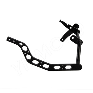 Levier de frein arrière YHMOTO léger noir pour Simson S50 S51 S53 S70 S83 avec découpe géométrique - Product Image 4