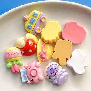 Abalorios de resina Spring Garden con diseño de girasol campestre y sombrero de miel para decoración DIY de fundas de teléfono y pinzas para el pelo - Product Image 2