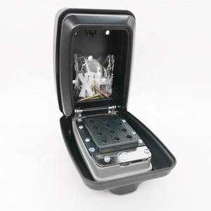 AJF, recién llegado, caja de seguridad para llaves mecánicas de 12 botones, cerradura de combinación montada en la pared, caja de llaves para almacenamiento de llaves, aleación de Zinc ABS - Product Image 3