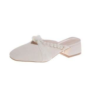 Chaussures compensées à plateforme tendance pour femme, à semelle épaisse, à enfiler, mi-talon, légères, pour le printemps et l'été en extérieur - Product Image 3