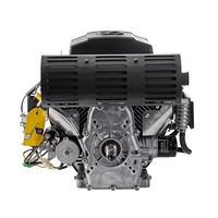 Pabrik Memproduksi Mesin Bensin 27hp 739cc V-twin Silinder 4 Langkah Berpendingin Udara dengan Starter Elektrik untuk Kapal.