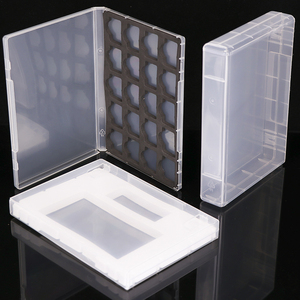 SUNSHING Boîte de rangement vide en plastique de 22 mm, style DVD sans moyeu, pour tampons éponge, brochures, billets et jeux de société - Product Image 6