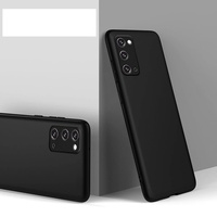 Coque pour Samsung Galaxy M21 noir souple TPU Matte housse antichoc pour Samsung S22 Plus A3 Core