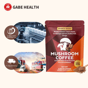 Complément Alimentaire Café aux Champignons Végétalien Sans Sucre Soutien Immunitaire, Cognitif et Énergétique pour la Santé Quotidienne des Adultes Marque Privée - Product Image 1