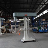 Mélangeur à pales hydraulique avec ancre de levage et raclette, moteur AC pour pâte colorante chimique, résine et résine polyester