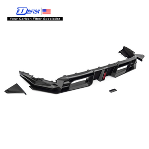 Difusor Trasero de Fibra de Carbono Estilo CMST V2 con Tejido 3K/6K/12K y Acabado Brillante/Mate para BMW G80 G81 M3 G82 G83 M4 - Product Image 1