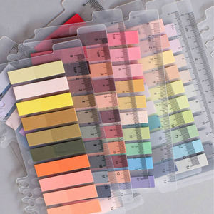 Blocchetti Memo Trasparenti Riutilizzabili con Righello, Autoadesivi e Riposizionabili, Grande Formato, Marca DEXIN, 21*8.5cm, 200 Fogli, Personalizzabili - Product Image 5