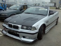 Pour BMW E36 Coupé 2 portes, style M3, capot en fibre de carbone, couvre-moteur, prise d'air, kit carrosserie
