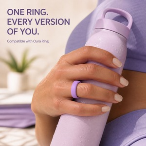เคสซิลิโคนป้องกันแหวนอัจฉริยะ Oura Ring 5/4 Galaxy Ring RingConn Ultrahuman สีม่วงลาเวนเดอร์ สำหรับโยคะและสุขภาพ นุ่มสบาย - Product Image 3