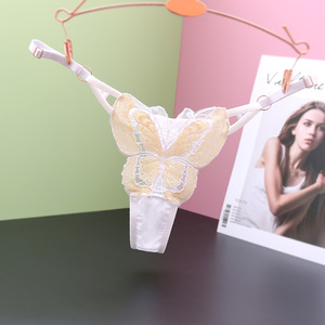 2025 nuevo diseño transpirable cuidado de la piel una pieza ajuste cinturón transparente cintura baja bordado Sexy Lady <span class=keywords><strong>String</strong></span> Panty - Product Image 3
