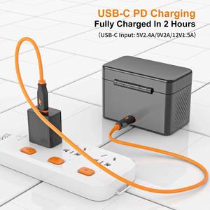 ZGCINE 5200 Mini caja de carga de batería Kit de batería para <span class=keywords><strong>GoPro</strong></span> <span class=keywords><strong>Hero</strong></span> 11 <span class=keywords><strong>10</strong></span> 9 8 7 6 5 mAh caja de almacenamiento inteligente banco de energía tarjeta TF - Product Image 3