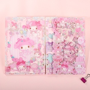 Carnet de notes A7 en acrylique à feuilles mobiles, style dessin animé original, multi-usages, pour fille mignonne, style japonais et coréen - Product Image 4