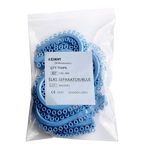 AZDENT S di Figura di Colore Blu Dentale Ortodontico Elastico Separatore