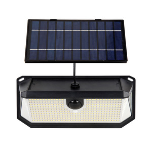 Lámpara Solar de Pared, Tira Larga, Ángulo de Haz de 20 Grados, Luz Exterior Impermeable con Sensor de Movimiento, Activación Automática al Anochecer - Product Image 4