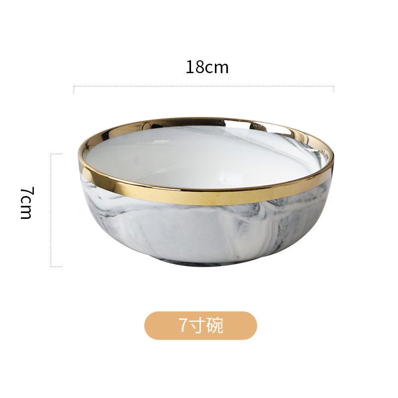 Bol de nouille de 7 pouces