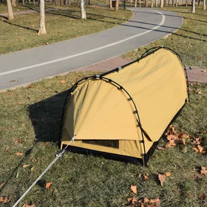 Groothandel Outdoors Folding Tunel Tent Waterdichte Enkele Of Dubbele Camping Swag