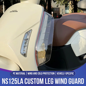Convient aux modèles NS125LA 2022-2024, pare-brise modifié pour la jambe, pare-brise pour la jambe LA, fabriqué en matériau PC importé. - Product Image 6