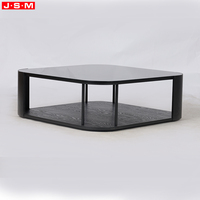 Table basse moderne de luxe italienne en verre trempé, design nordique, décoration intérieure personnalisée