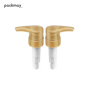 Pompe à lotion à buse plate et interrupteur fileté — Tête de pompe à pression en plastique PP, tête de pompe en plastique pour shampoing et gel douche - Product Image 3