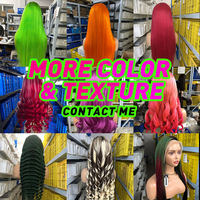 Прозрачная HD-сетка для парика из 100% натуральных необработанных человеческих волос Deep Wave для чернокожих женщин