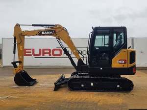 Nouvelle pelle hydraulique Sany SY55U de marque chinoise de premier plan, mini-excavatrice, équipement de construction Sany de haute qualité - Product Image 3