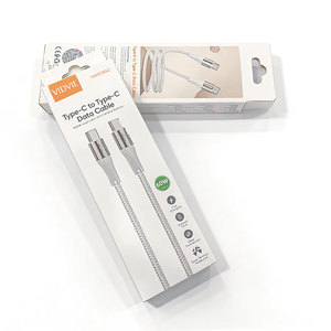 Cable de Carga Rápida para Teléfono Móvil <span class=keywords><strong>VIDVIE</strong></span> <span class=keywords><strong>Tipo</strong></span> <span class=keywords><strong>C</strong></span> a <span class=keywords><strong>C</strong></span>, Cable USB <span class=keywords><strong>C</strong></span> de 60 W, Cable <span class=keywords><strong>Tipo</strong></span> <span class=keywords><strong>C</strong></span> de Carga Rápida para iPhone y Android - Product Image 1