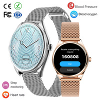 Montre connectée ultra-fine VL60 Pro pour femmes avec bouton rotatif, cadran dynamique féminin, suivi de la santé, appels Bluetooth