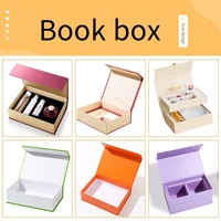 Boîte d'emballage personnalisée pour flacon de 3 ml avec insert pour couvercle, gravée au laser et estampillée or, palettes UV récupérables