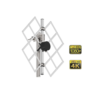 Antena de TV para Exteriores de Alta Potencia a Precio de Fábrica, Antena Digital HDTV, Antena Aérea Full HD, 470-862MHz, Ganancia de 3dB, Montaje en Poste - Product Image 1