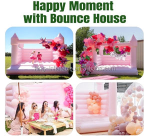 13x 11.5x10ft rosa commerciale in PVC casa gonfiabile gonfiabile <span class=keywords><strong>castello</strong></span> gonfiabile per adulti all'aperto festa bambino <span class=keywords><strong>castello</strong></span> di salto per festa di nozze - Product Image 4