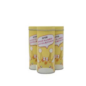 Manufacturers customized circular tinplate can carry mint candy metal box candy band aid tin box