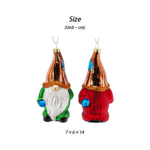 Handgemachte geblasene Glas Elf Anhänger anpassbare Indoor Holiday Party Dekor Weihnachts ball & Baum Ornamente für Holiday Cheer - Product Image 5