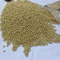 Perles d'eau douce naturelles de qualité AAAA en gros, perles rondes non percées, lustre intense, presque parfaites