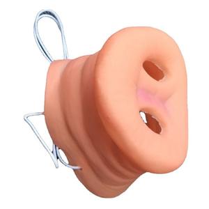Yüksek kaliteli yarım yüz maskesi korkunç yetişkinler çocuk cadılar bayramı partisi Cosplay gerçekçi domuz burun maskesi - Product Image 1