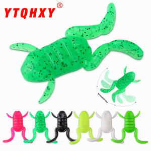 เหยื่อตกปลาแบบนิ่ม XY-628 รูปทรงกบ น้ำหนัก 4 กรัม 10 กรัม เหยื่อผิวน้ำ สำหรับตกปลาชะโด ปลากะพงขาว ปลากะพงดำ ปลากะพงทะเล ปลาแมนดาริน - Product Image 2