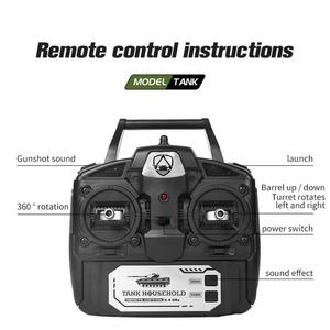 NUEVO Tanque a Control Remoto WLtoys 812PRO Escala 1/18, Modelo Metálico Simulado, Vehículo RC 4WD, Juguete para Niños 2023 - Product Image 6