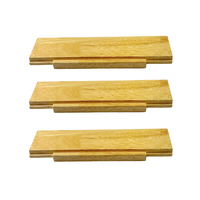 Panneau de tiroir en bois de caoutchouc à jointure sur mesure, écologique, résistant à l'eau, anti-corrosion, pour intérieur, planches de haute qualité pour cuisine