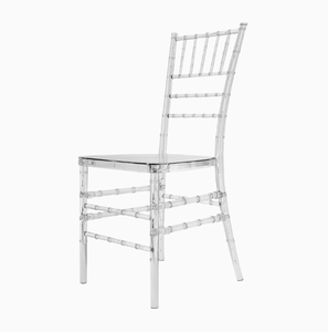 เก้าอี้นโปเลียน Chiavari ทำจากพลาสติกคริสตัลใสทำจากอะคริลิคสำหรับงานแต่งงานใน<span class=keywords><strong>โรงแรม</strong></span>กิจกรรมกลางแจ้งห้องนั่งเล่น - Product Image 5