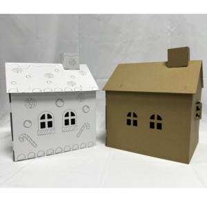 苗木型のカスタマイズ可能なモスクとホワイトハウスのミニチュア工作おもちゃセット（波形素材使用、5～7歳向け） - Product Image 5