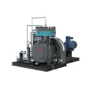 C4H10 diskon kompresor udara tekanan tinggi, Booster kompresor butana praktis 35MPa aliran 85Nm 3/h 18.5KW