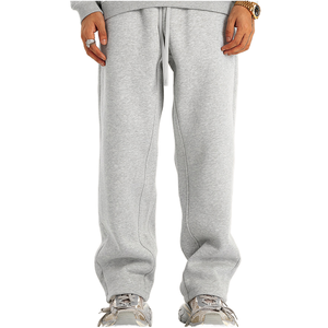 Custom Oversized <b>Trousers</b> <b>Men</b>’s <b>Baggy</b> Pants Heavyweight Cotton Streetwear Loose Fit Casual Sweatpants Wide Leg Joggers - Product Image 6