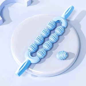 Bâton de massage promotionnel à dents de loup pour les muscles profonds, masseur à dix roues, mace de yoga, rouleau sensoriel pour la relaxation des mollets - Product Image 5