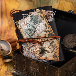 10 autocollants en papier par paquet, série de journaux d'aventure, autocollants décoratifs de style journal vintage, découpe à la forme, vernis brillant - Product Image 4