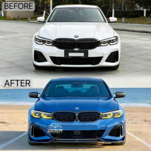 Nuevo Alerón Delantero de Fibra de Carbono Estilo AO para <span class=keywords><strong>BMW</strong></span> Serie 3 G20 <span class=keywords><strong>330i</strong></span> M340i Pre LCI <span class=keywords><strong>M</strong></span>-Sport 2019-<span class=keywords><strong>2022</strong></span> - Product Image 4