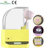 Elevenvending verkoopt de nieuwste automatische suikerspinkautomaat van de fabriek, geschikt voor kleine bedrijven.
