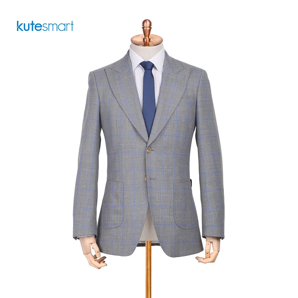 Kutesmart MTM Wholesale Blazer Mens Italian Casual Style Slim Fit Men's Suits Blazer Jacket