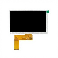 Écran LCD TFT industriel de 7 pouces pour la navigation des véhicules avec résolution 800*480 et rétroéclairage LED